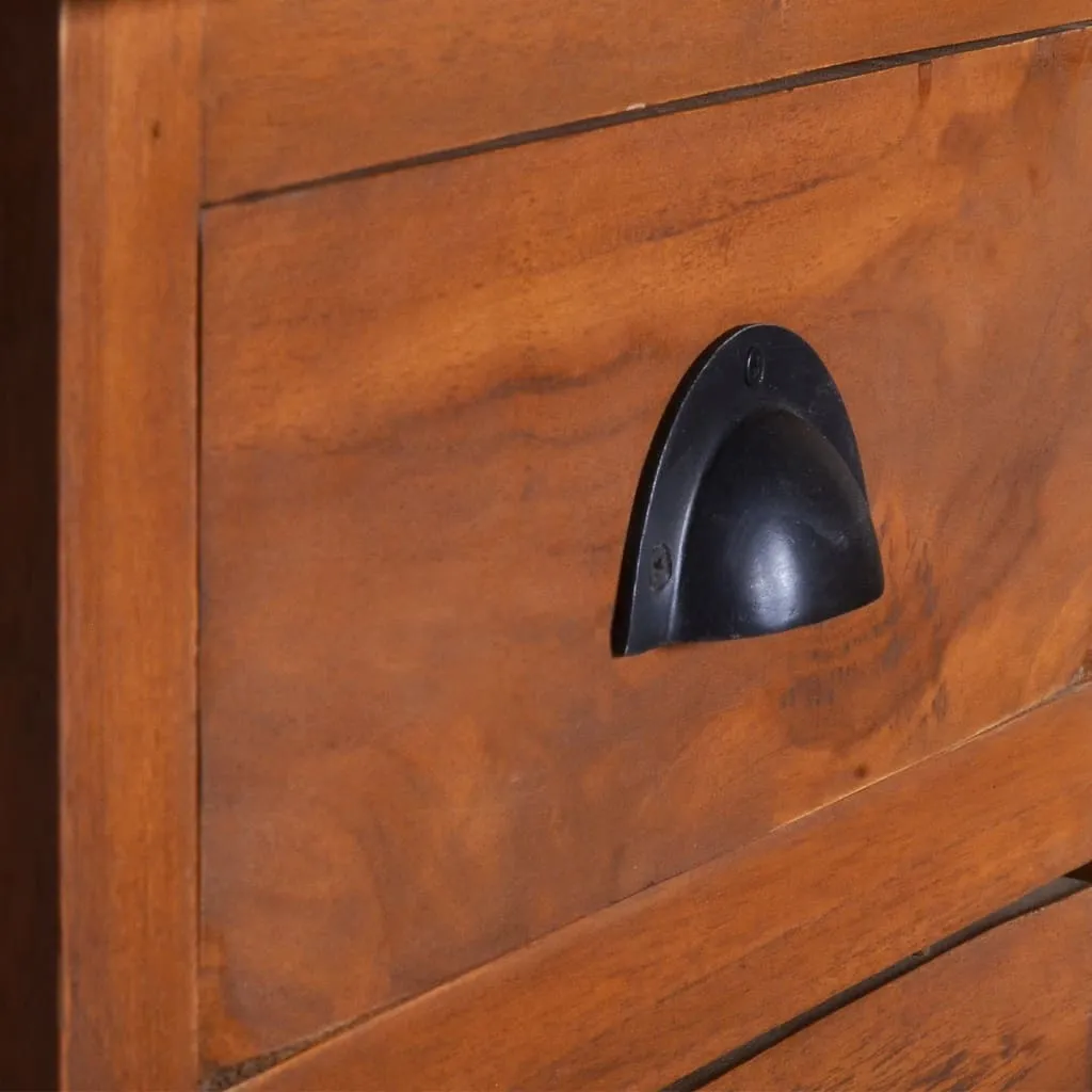 Bedside Cabinet 15.7"x13.8"x23.6" Solid Teak Wood