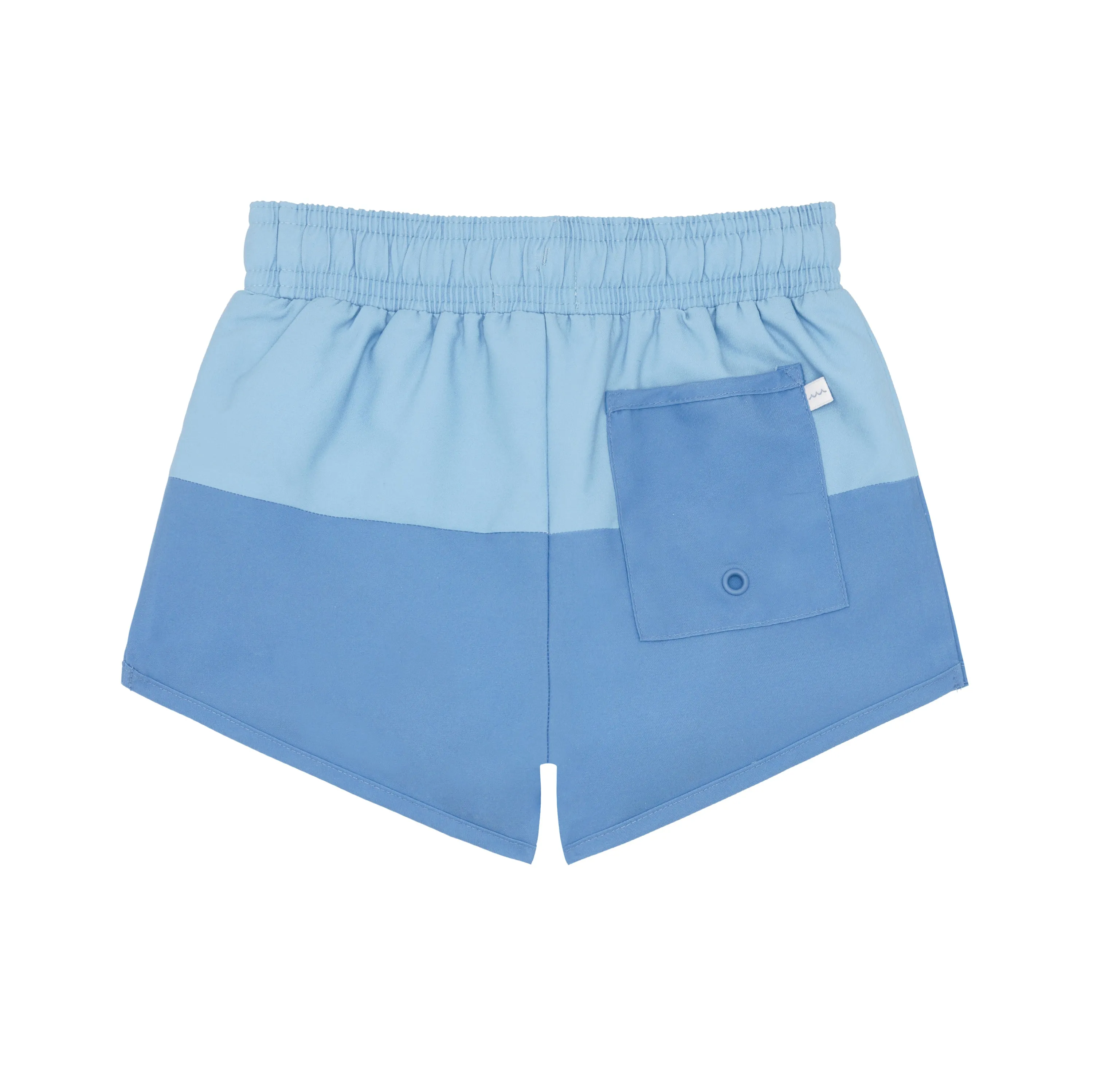 Bermuda Blue Boardie Swim Trunks
