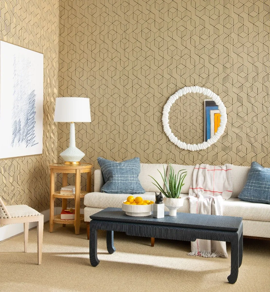 Bethany Coffee Table / Storm Blue