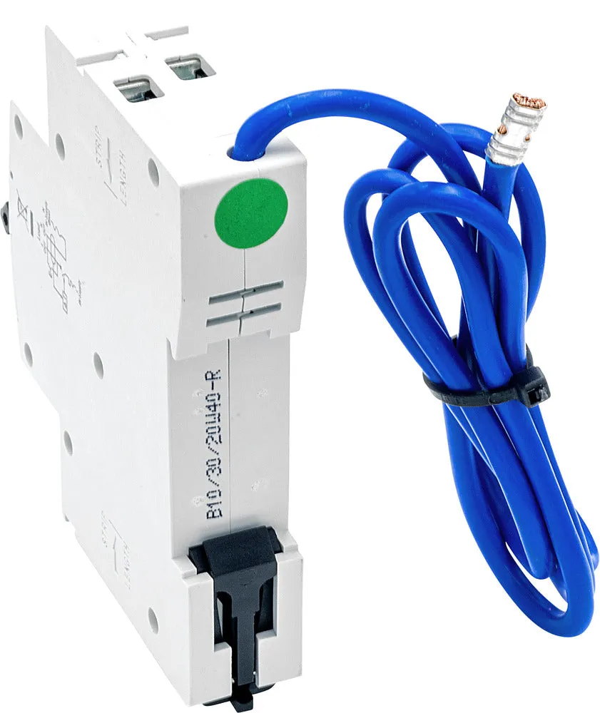 BG CUCRB10 10A SP 1 Module B Curve 6kA 30mA Type AC Compact RCBO
