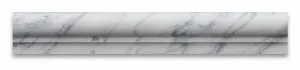 Bianco Carrara White Marble Polished 1 7/8 X 12 OG-1 Chair Rail Molding