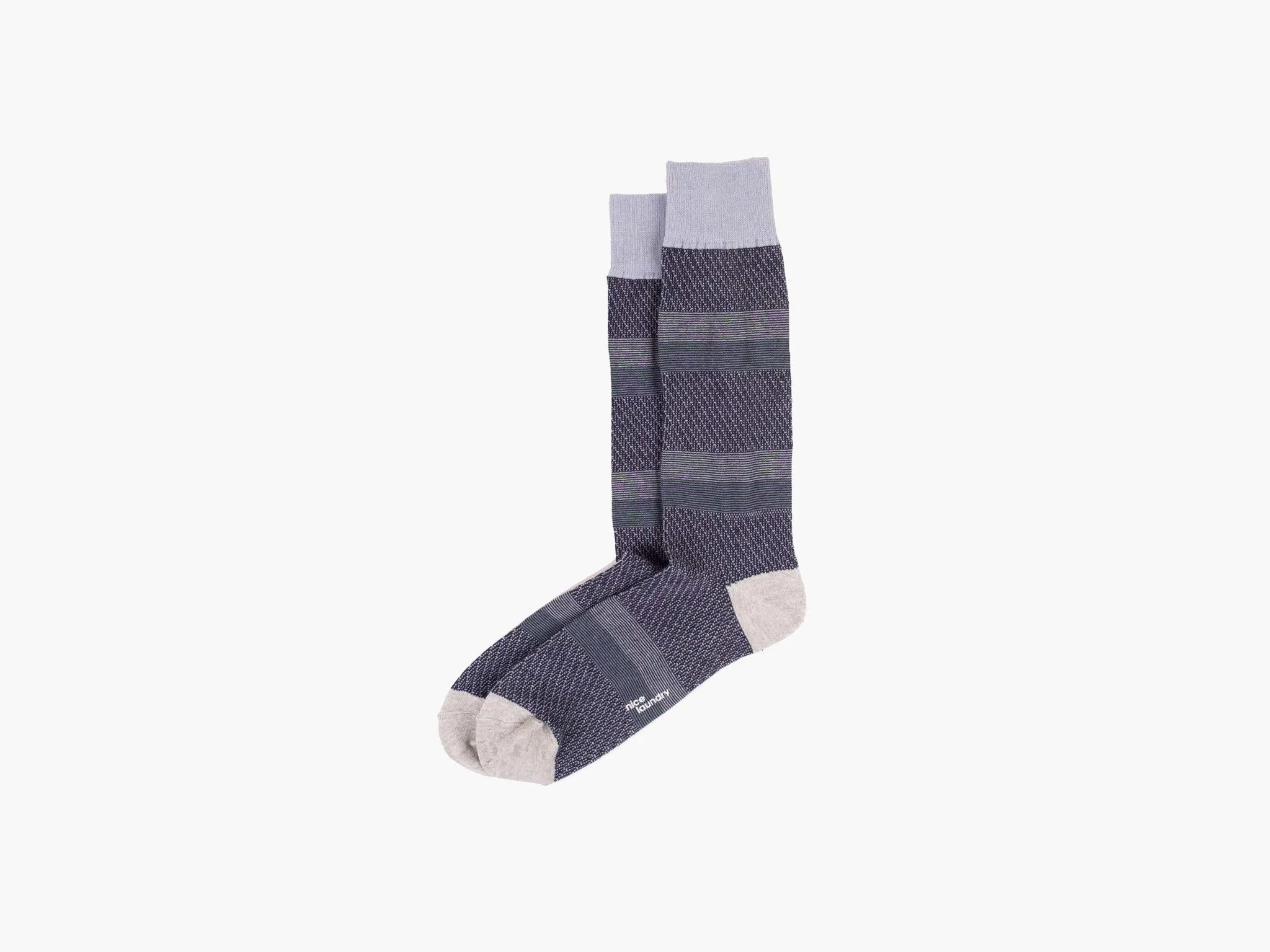 Birdseye Colorblock-Blue/Black/Teal