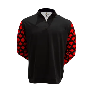 Black Canada Quarter Zip