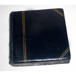 Black Leather Book Compact By Volupte