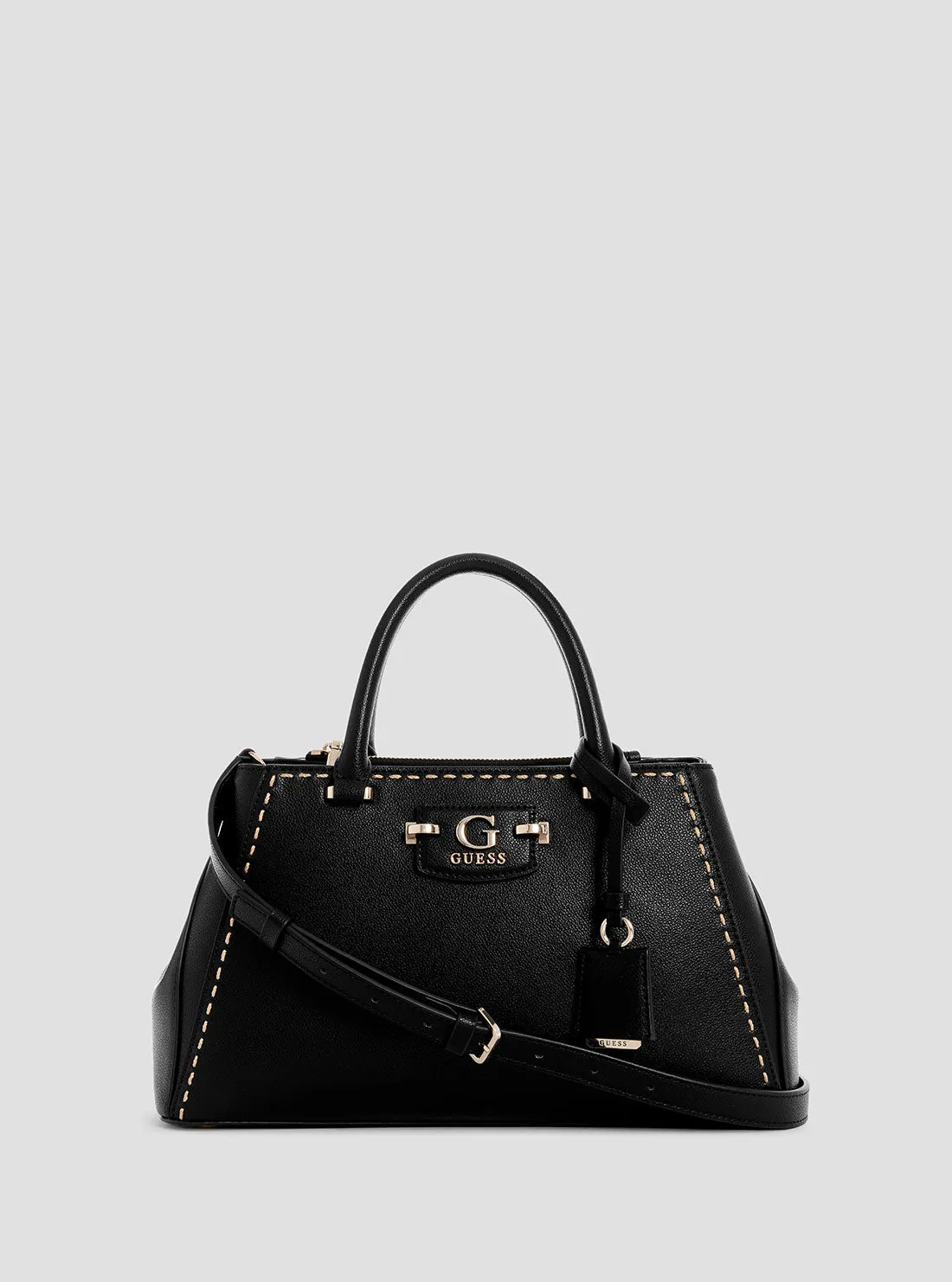 Black Nastra Society Satchel Bag