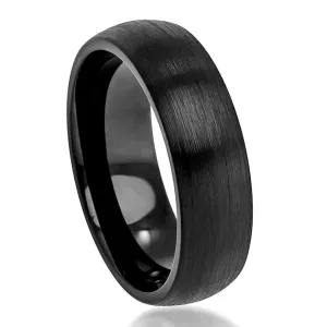 Black Tungsten Domed