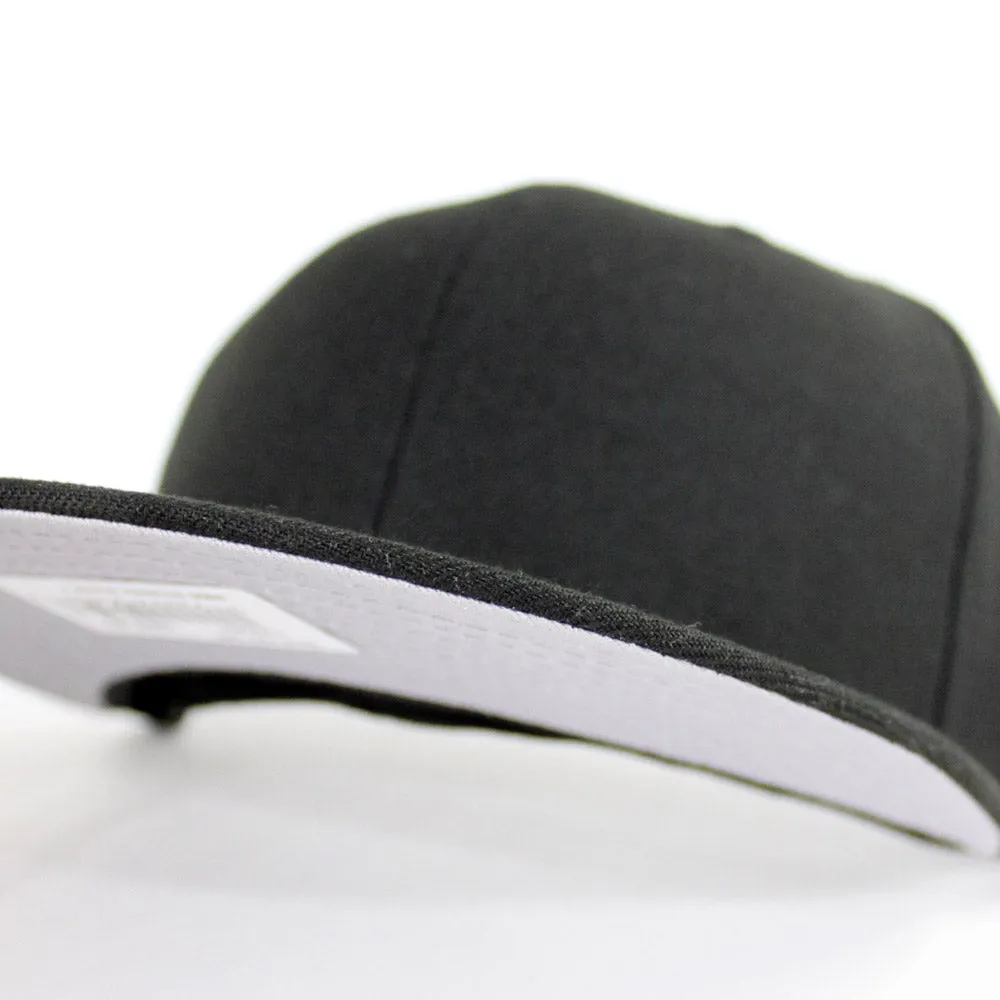 Blank New Era 59Fifty FItted Hat (Black Gray Under Brim)