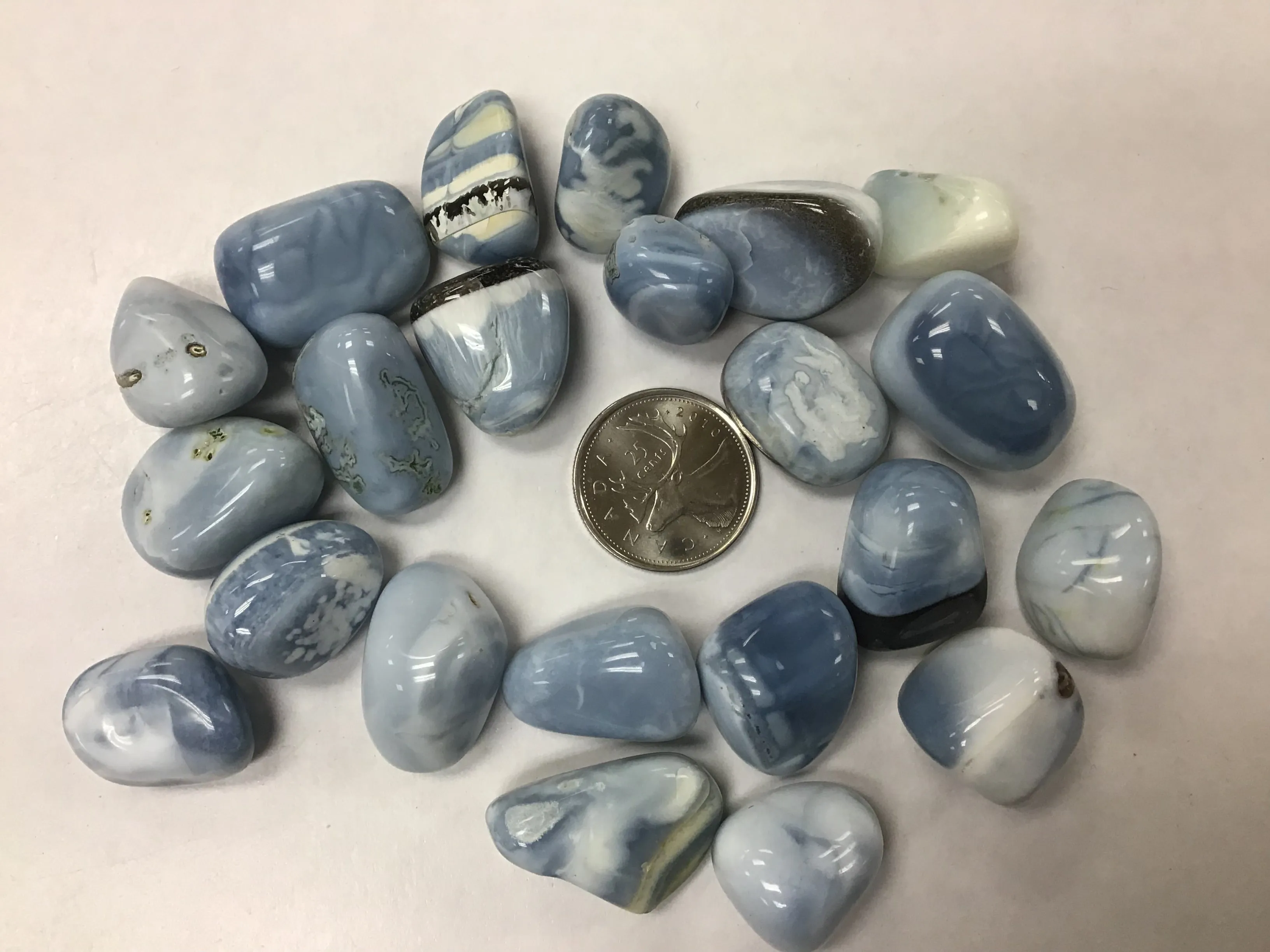 Blue Opal, Tumbled