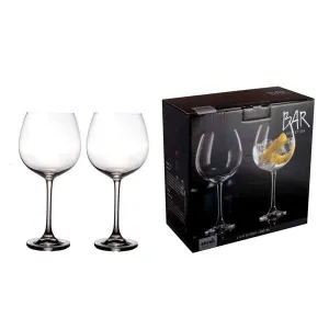 Bohemia Bar Retro Gin Glasses 680ml Set Of 2