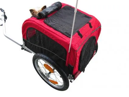 Booyah Small Pet Trailer - Fluorescent Green.
