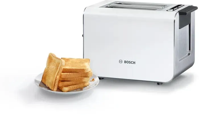 Bosch 2 Slice Compact toaster Skyline White TAT8611N