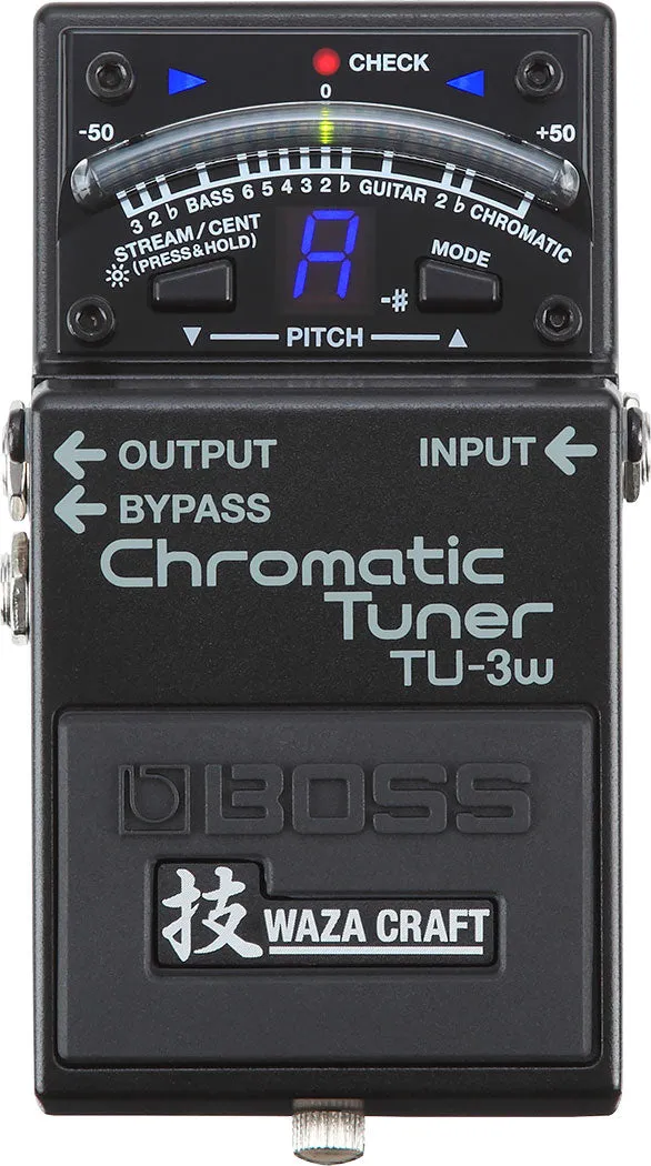Boss TU-3W Tuner WAZA CRAFT Compact Pedal