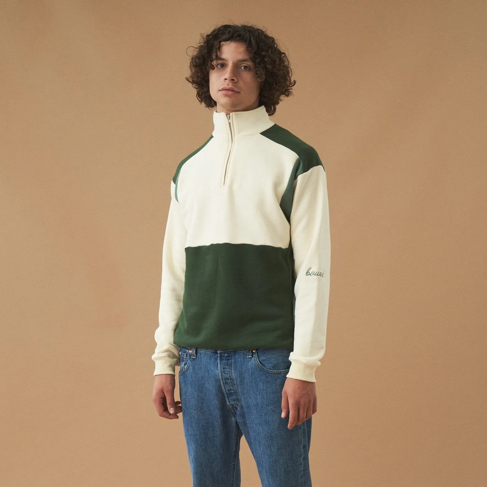 bound 'Mont Blanc' 1/4 Zip Sweater
