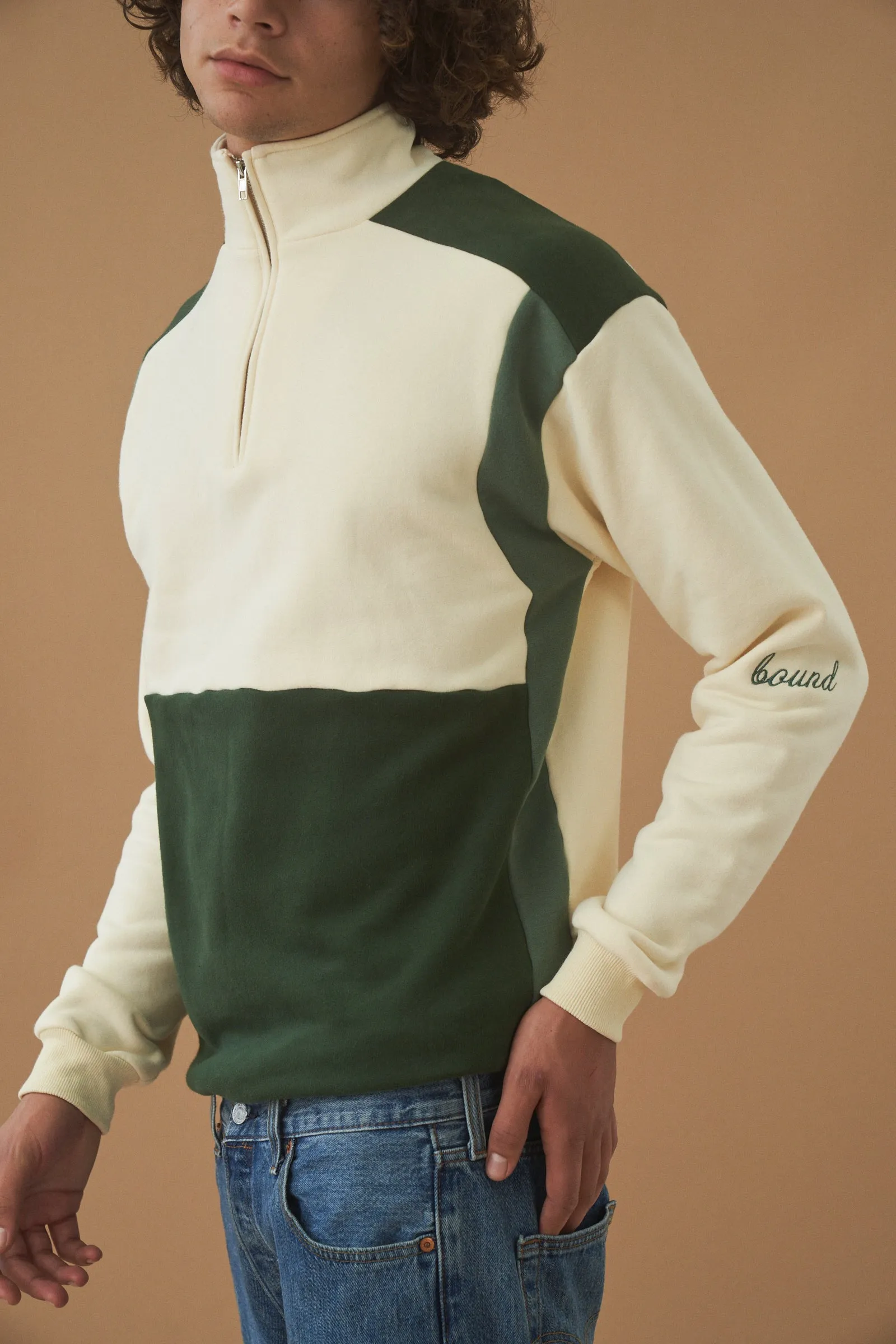 bound 'Mont Blanc' 1/4 Zip Sweater