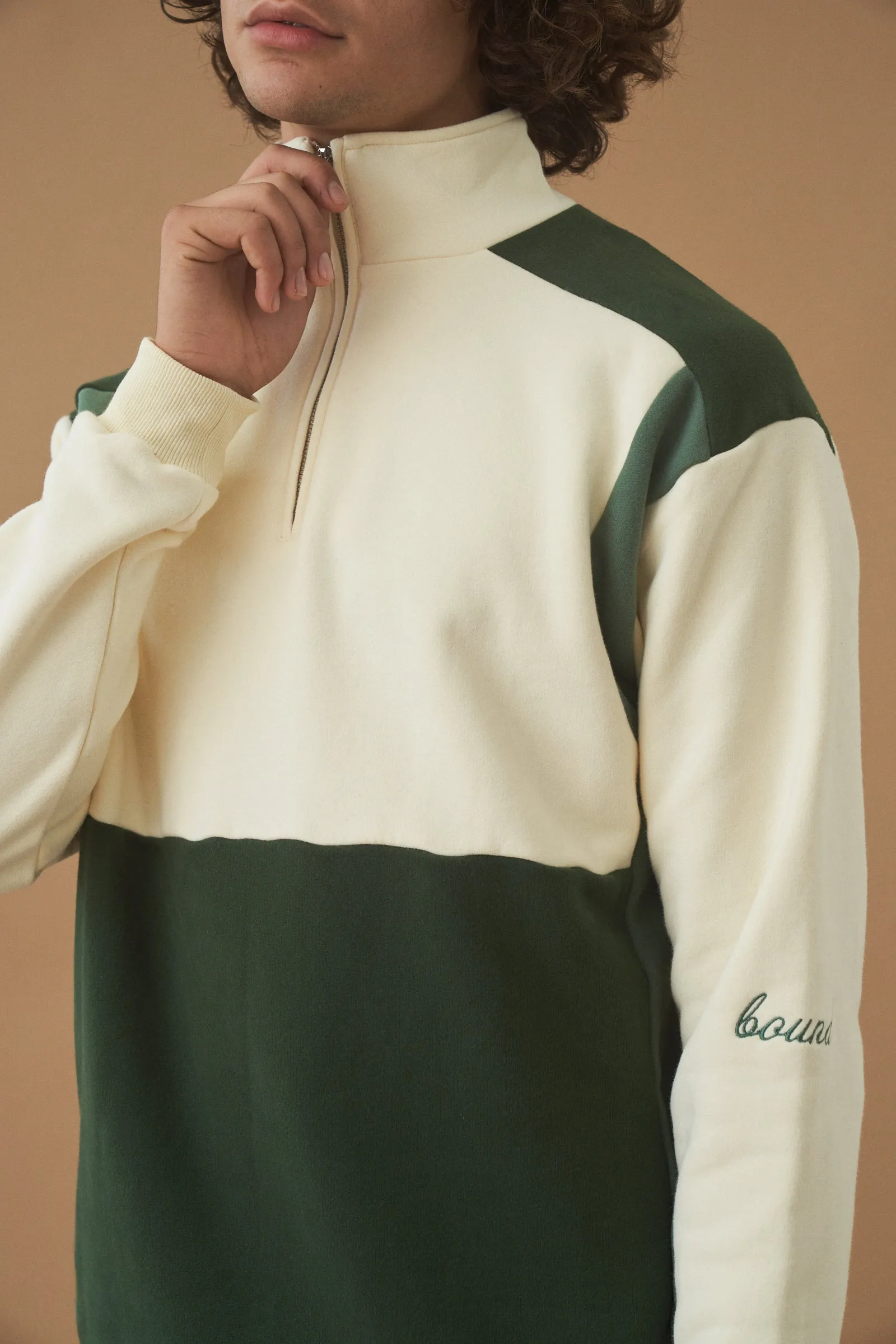 bound 'Mont Blanc' 1/4 Zip Sweater