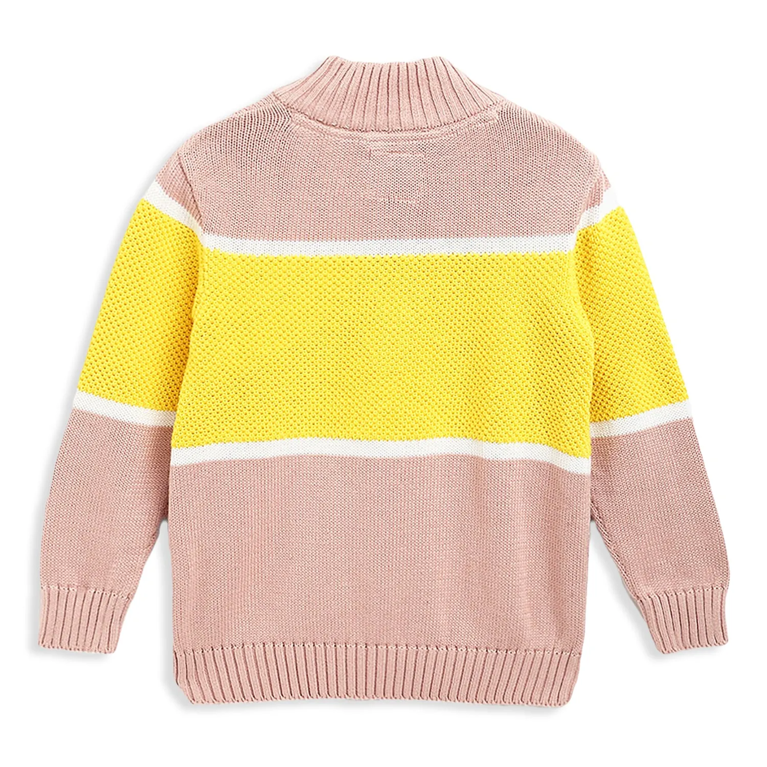 Braid Motif Sweater