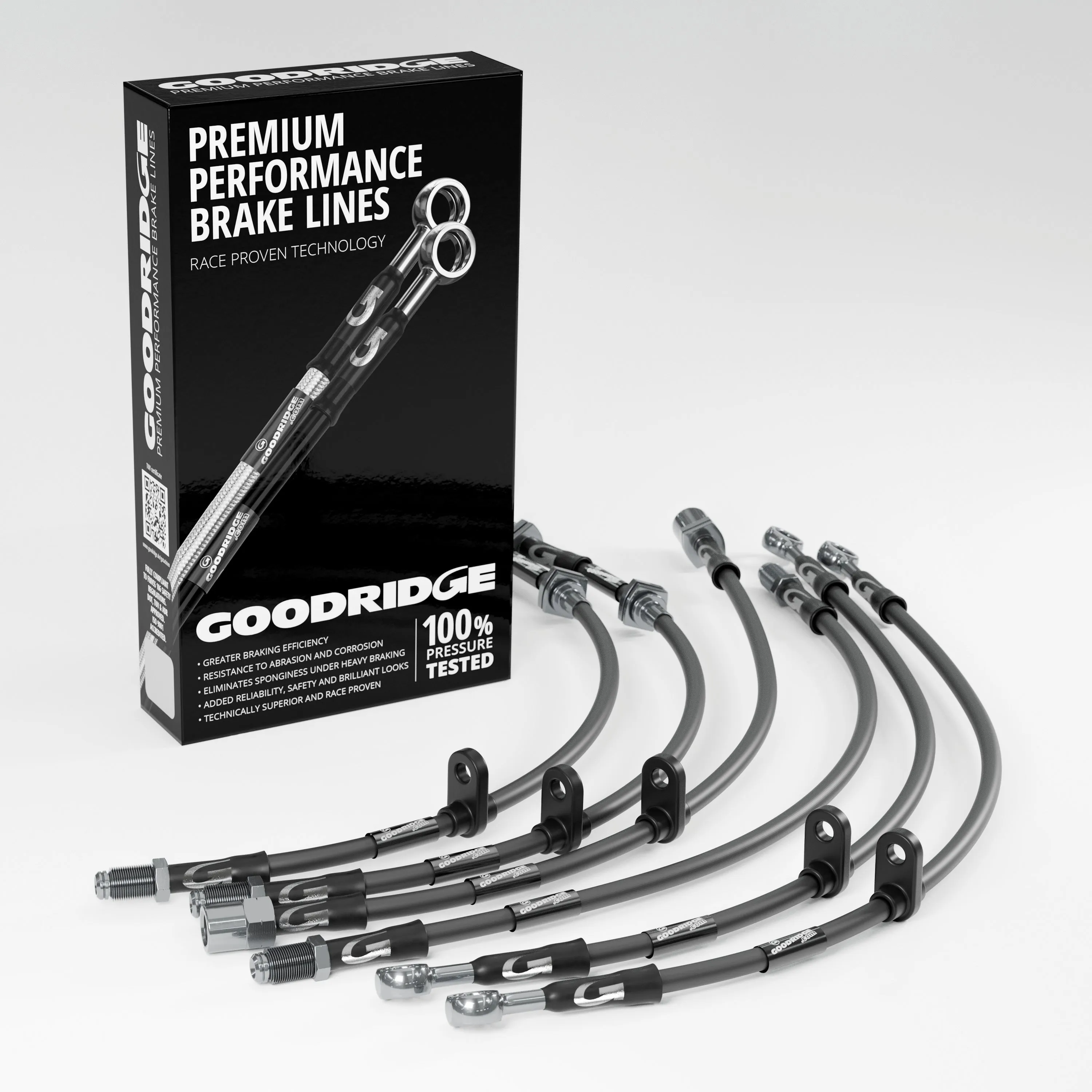 BRAKE HOSE KIT FOR BMW 3 SERIES E36 318TI 1.8 COMPACT ABS 1994-1996