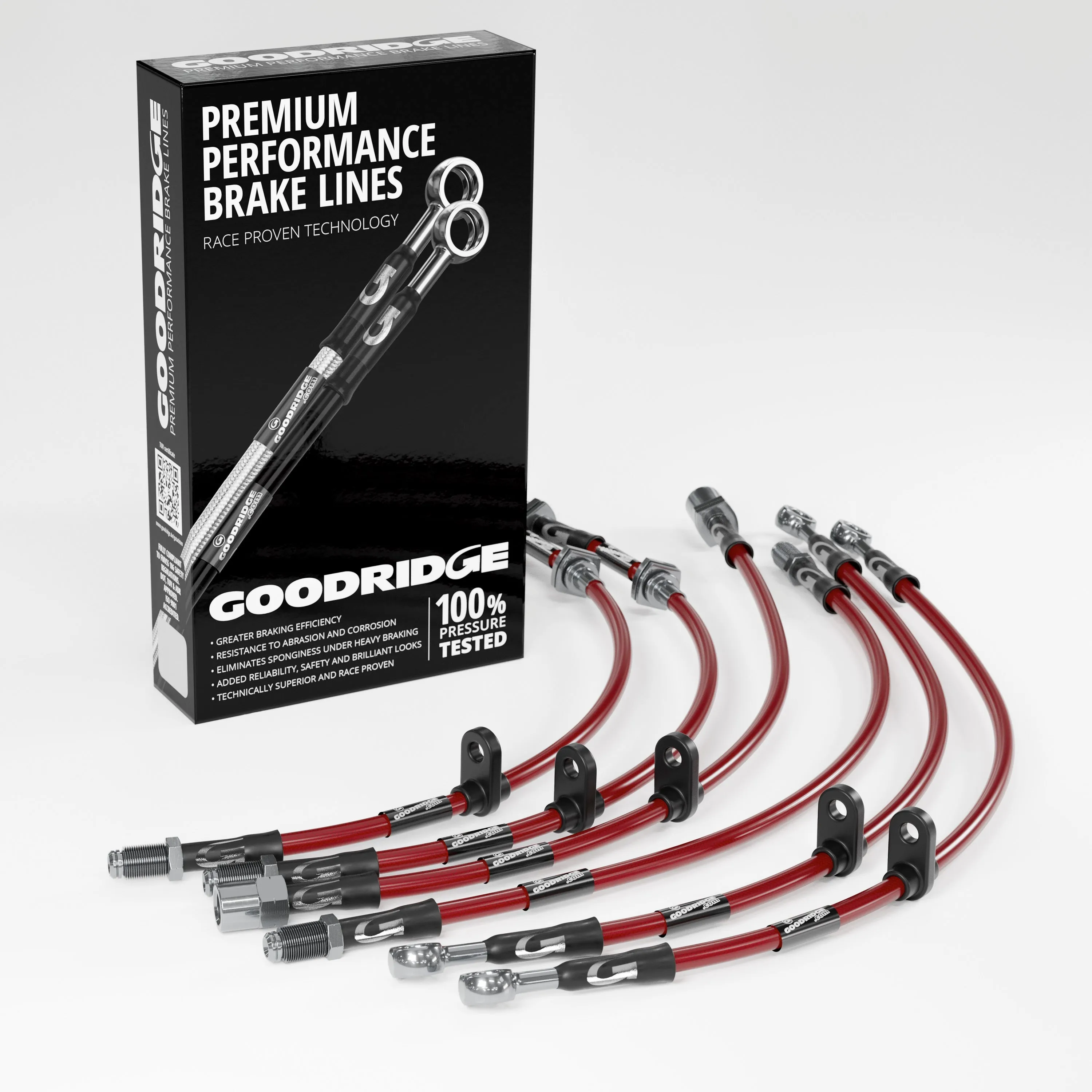 BRAKE HOSE KIT FOR BMW 3 SERIES E36 318TI 1.8 COMPACT ABS 1994-1996