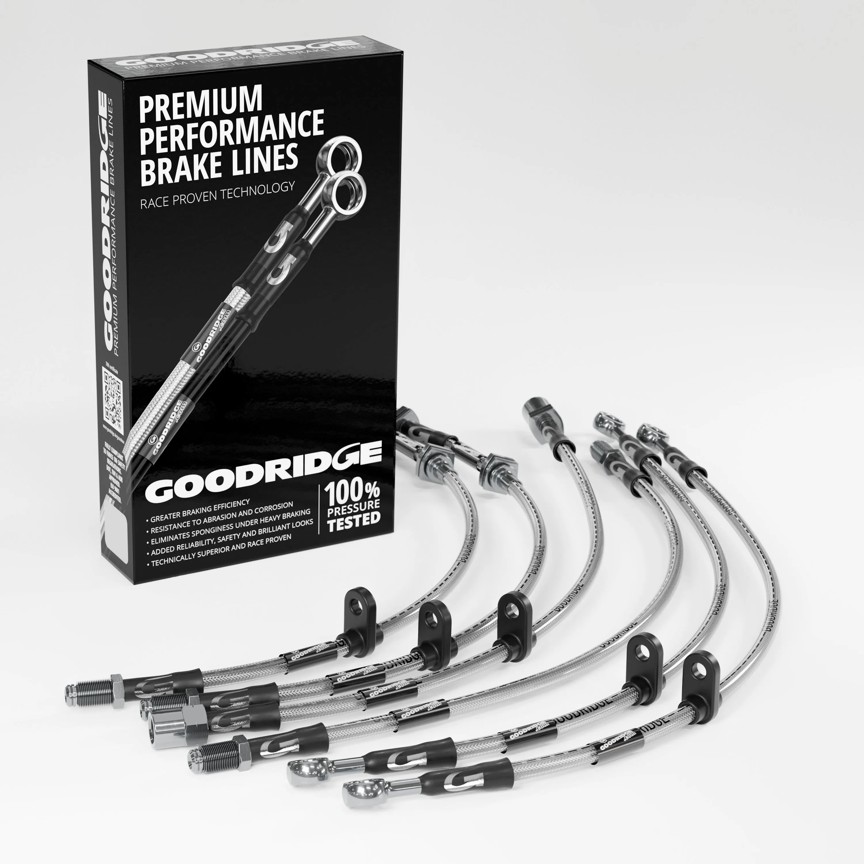 BRAKE HOSE KIT FOR BMW 3 SERIES E36 318TI 1.8 COMPACT ABS 1994-1996