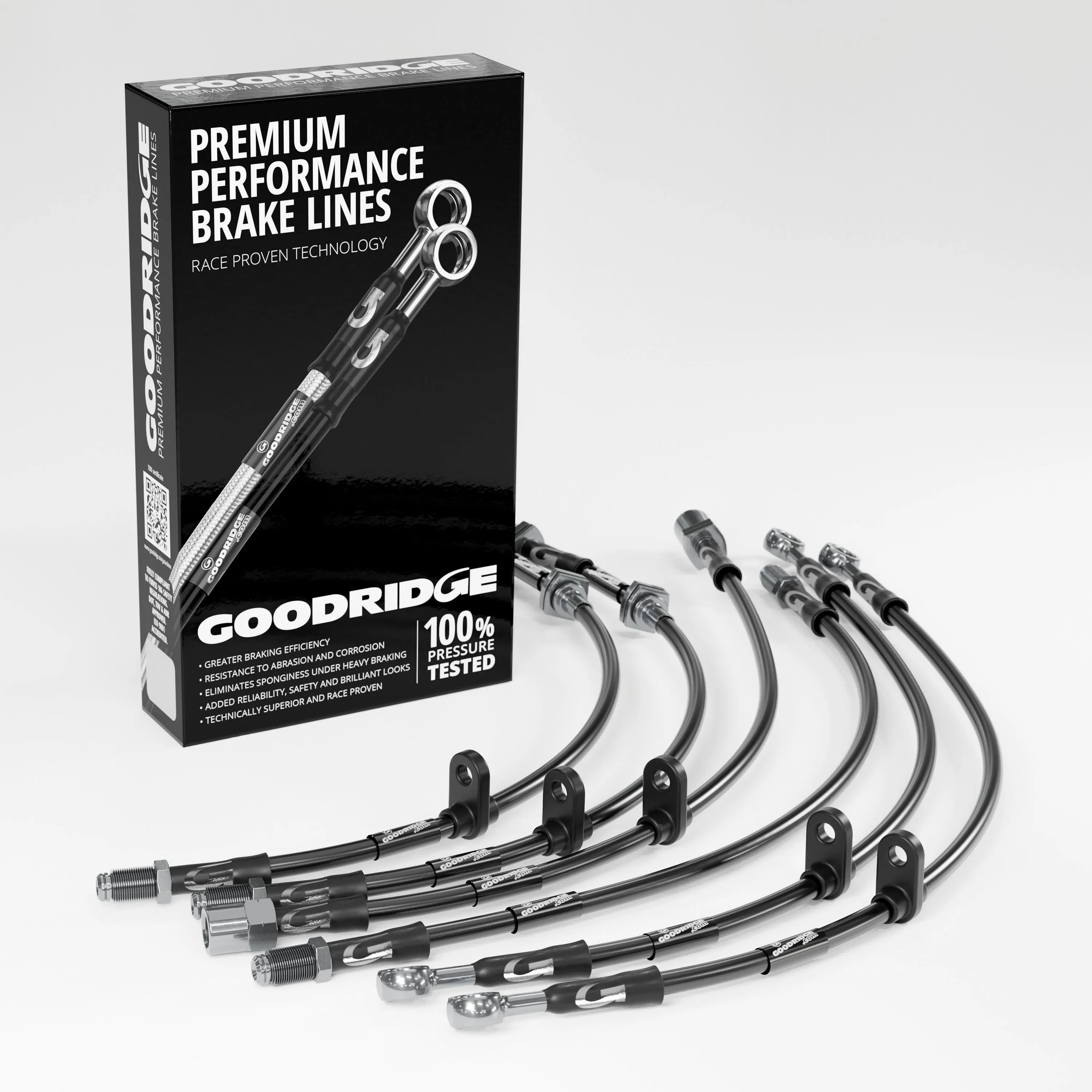 BRAKE HOSE KIT FOR BMW 3 SERIES E36 318TI 1.8 COMPACT ABS 1994-1996