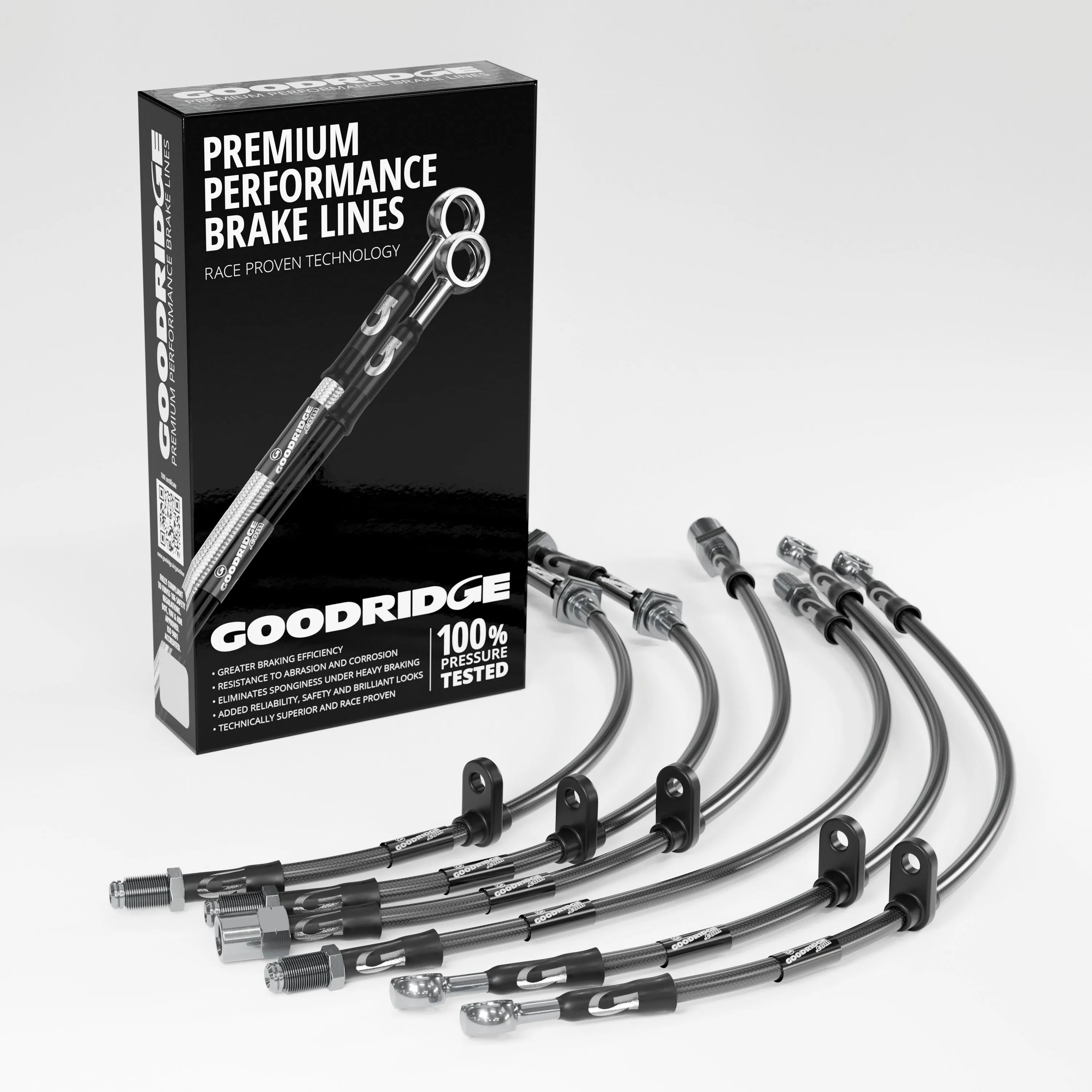BRAKE HOSE KIT FOR BMW 3 SERIES E36 318TI 1.8 COMPACT ABS 1994-1996
