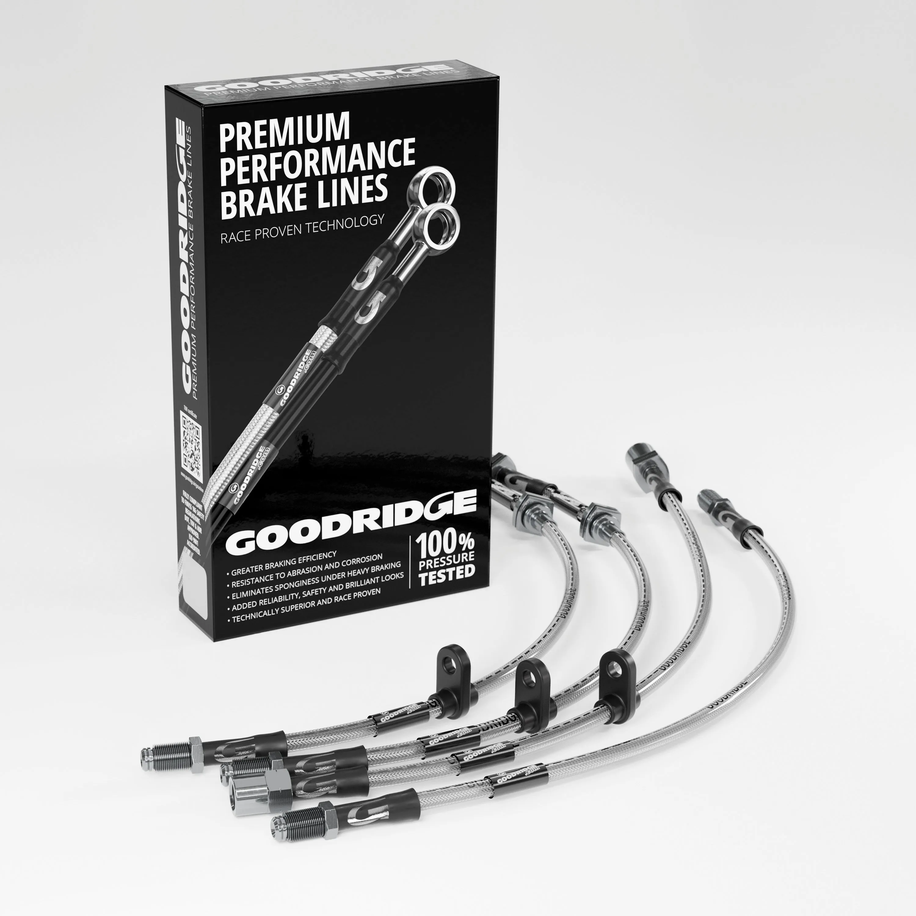BRAKE HOSE KIT FOR BMW 3 SERIES E46 316TI COMPACT SPORT 2003-