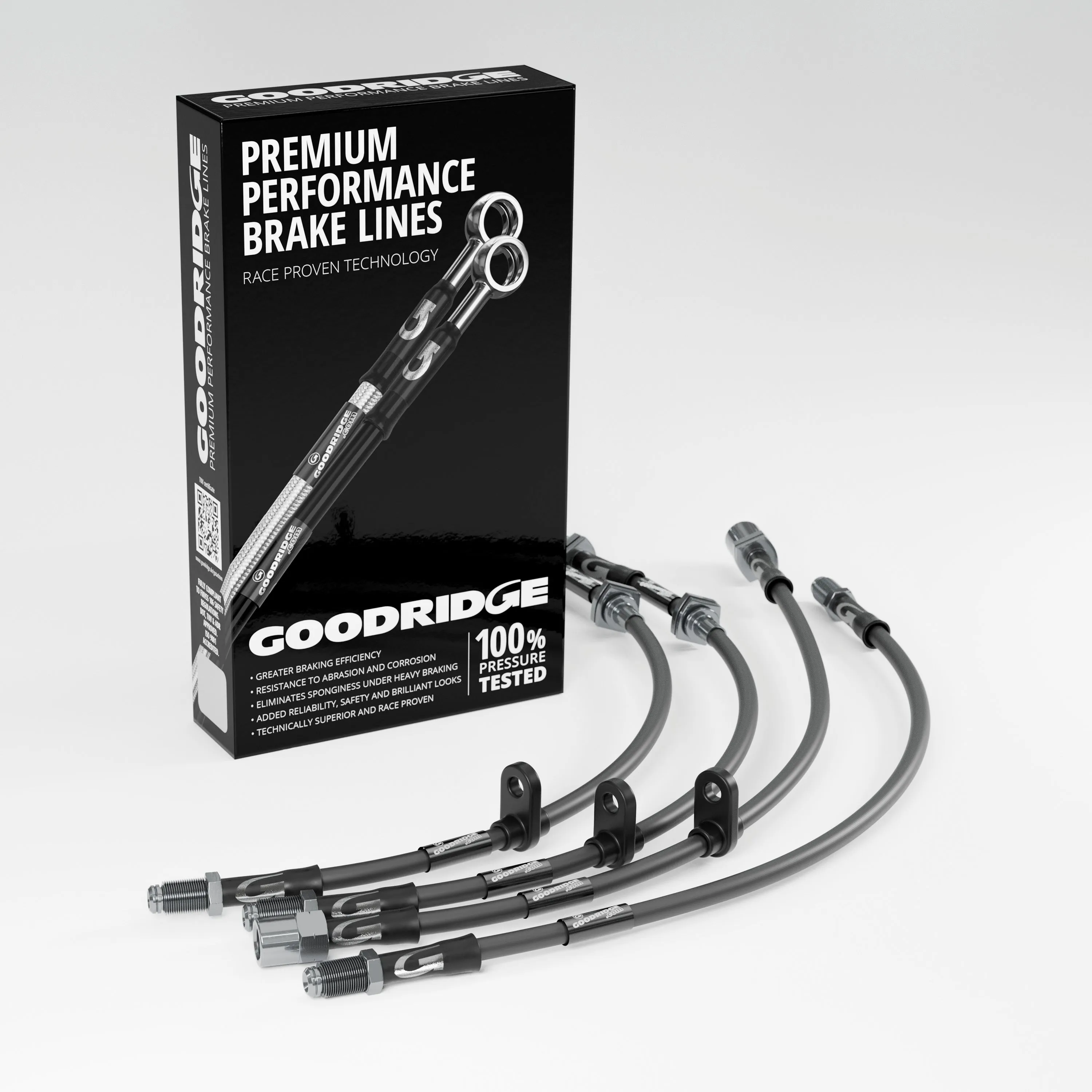 BRAKE HOSE KIT FOR BMW 3 SERIES E46 316TI COMPACT SPORT 2003-