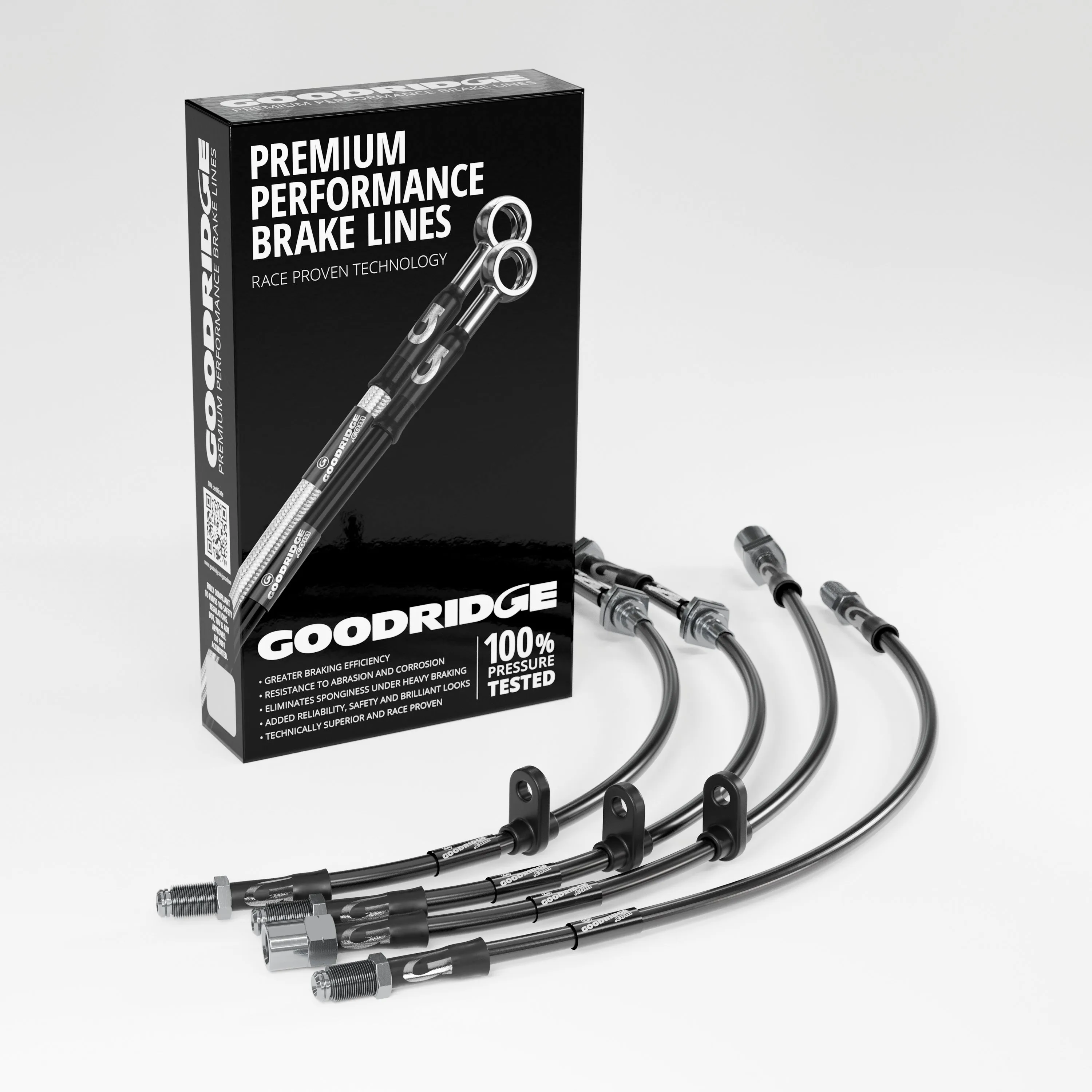 BRAKE HOSE KIT FOR BMW 3 SERIES E46 320TD COMPACT SPORT 2003-