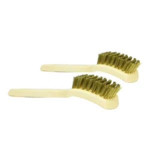 Brass Bristle Tire Brush (Pack of 2)
