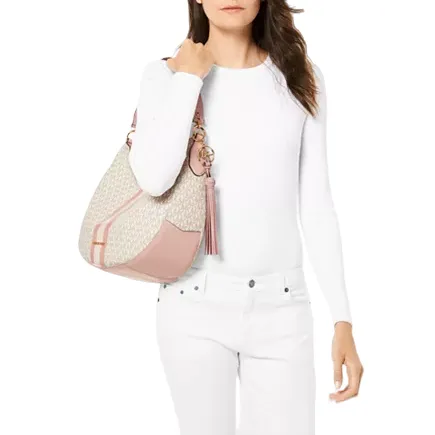 Brooke Large Leather Zip Hobo