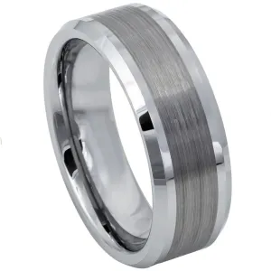 Brushed Center Beveled Edge