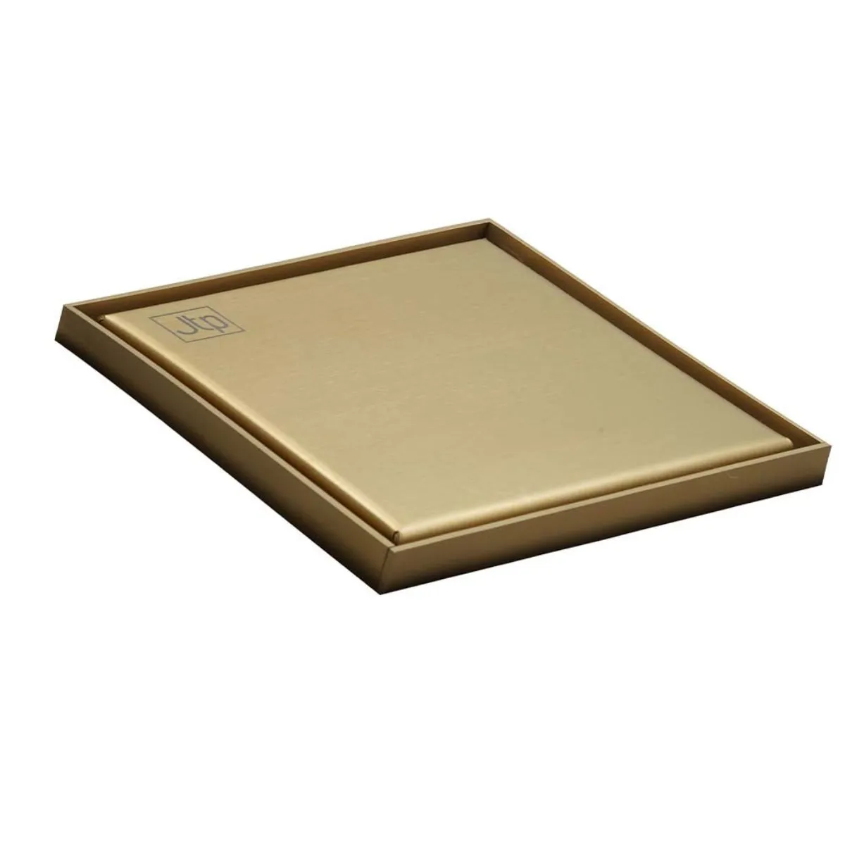 Brushed Gold Square Shower Drain 150 x 150mm