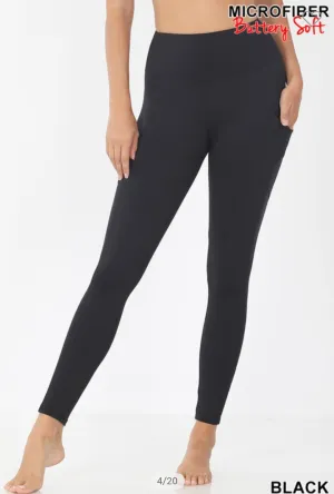 Brushed Microfiber Leggings
