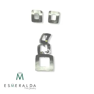 Brushed Silver Gift Set