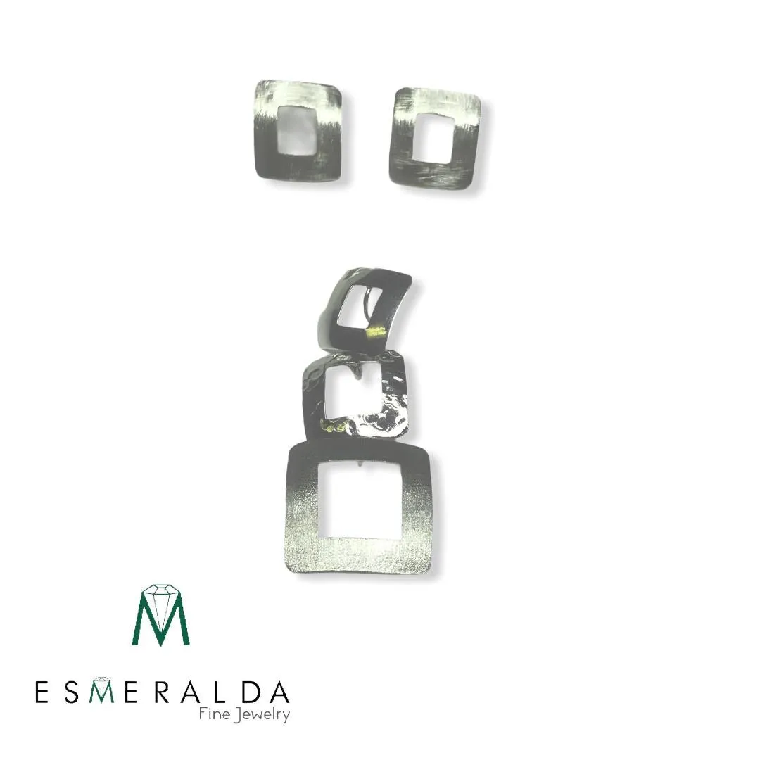 Brushed Silver Gift Set