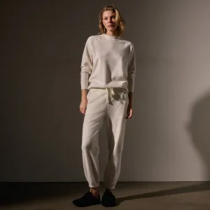 Brushed Thermal Sweat Pant - Oyster