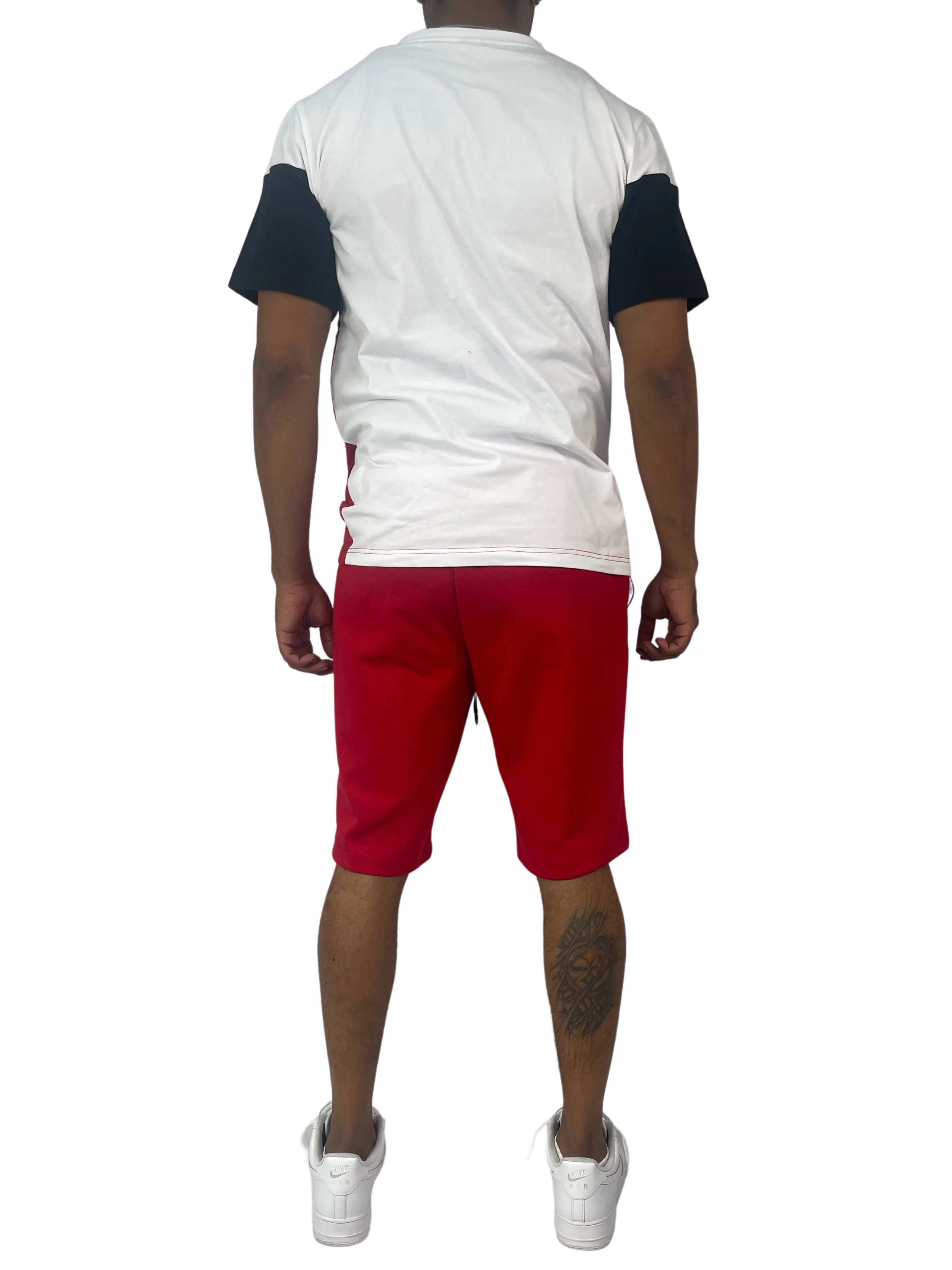 BT-BT229501-Colorblock Short Set