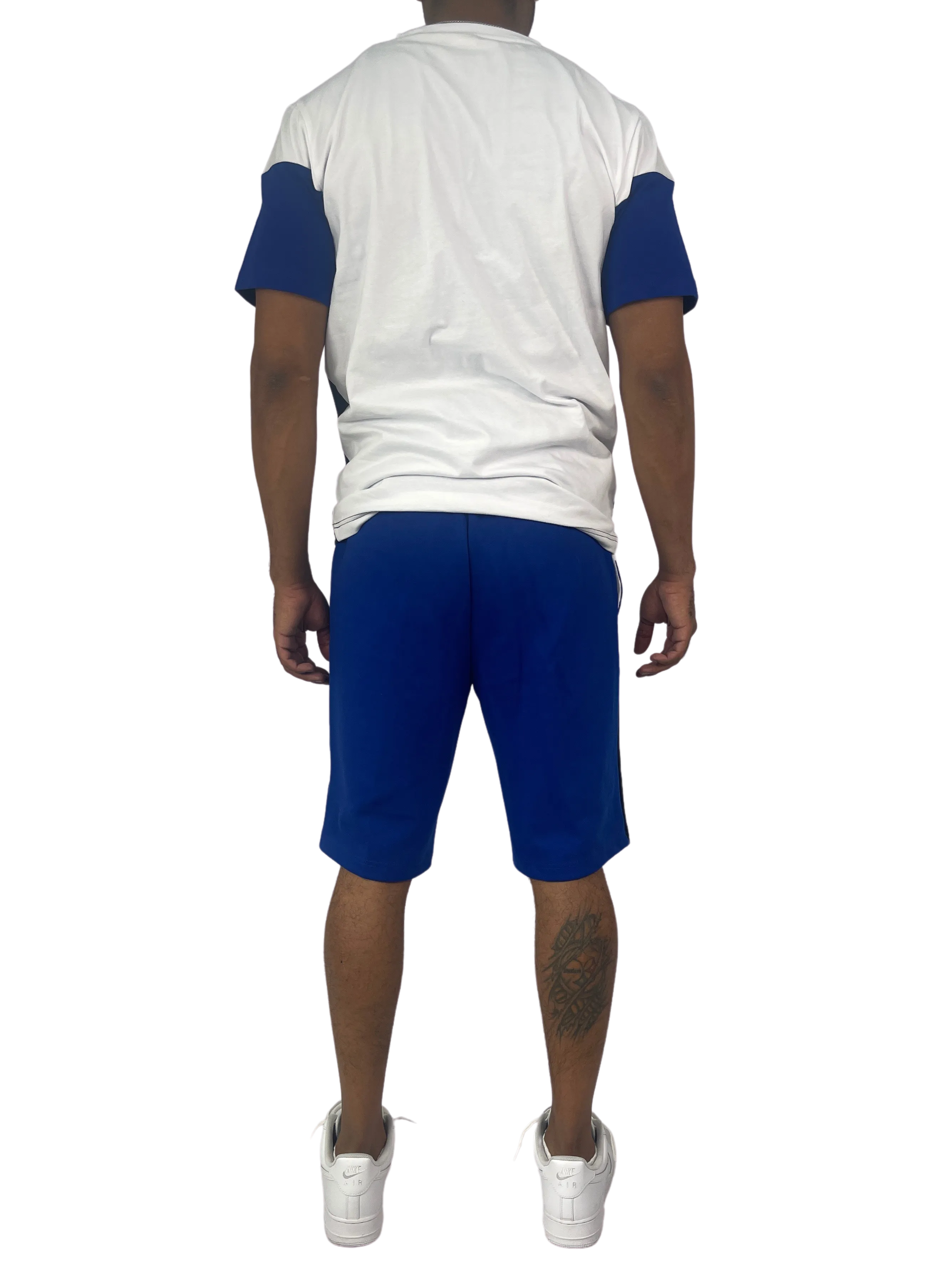 BT-BT229501-Colorblock Short Set