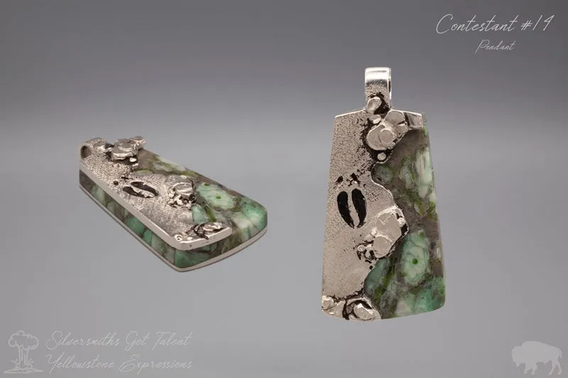 Buffalo Print Pendant