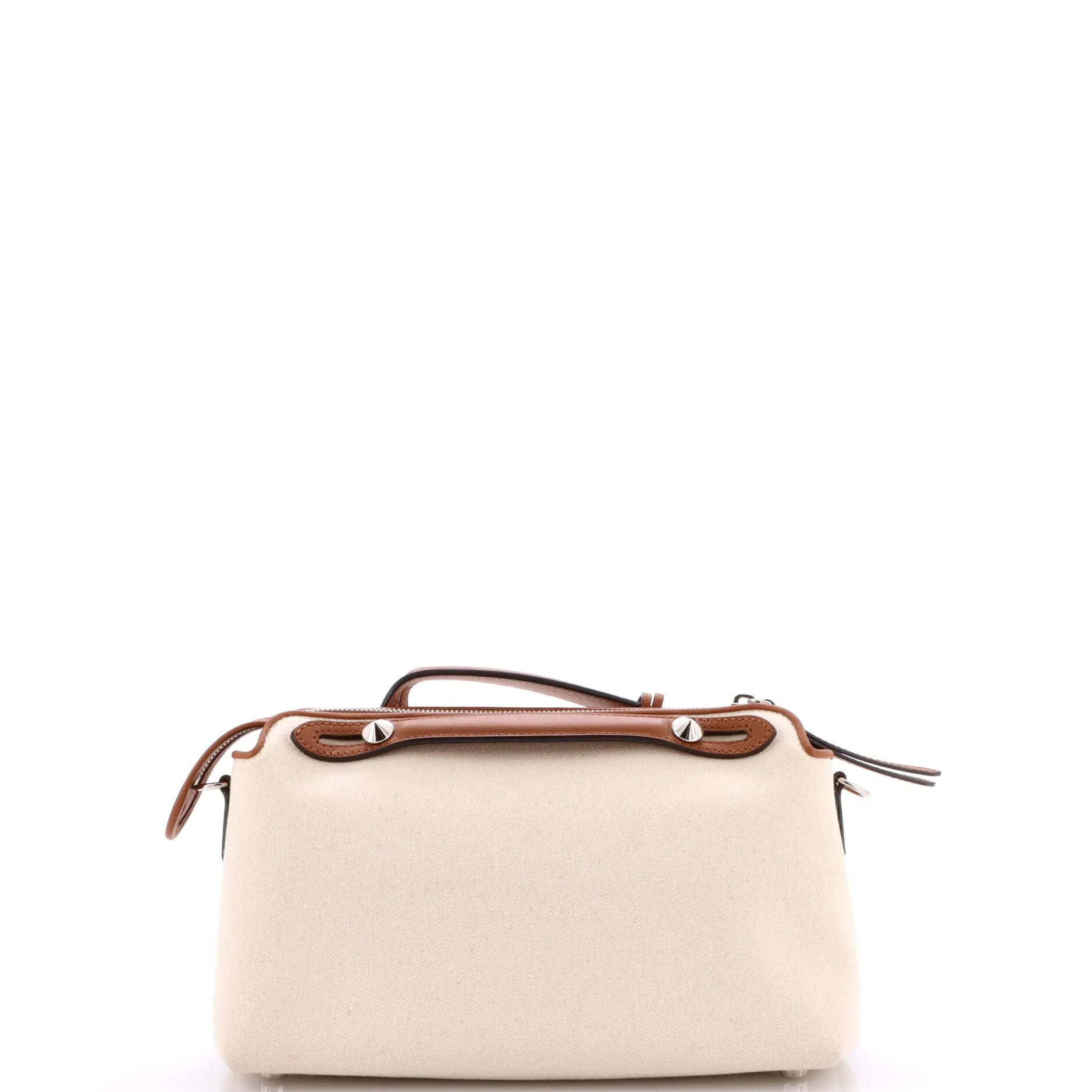 By The Way Satchel Canvas and Leather Small