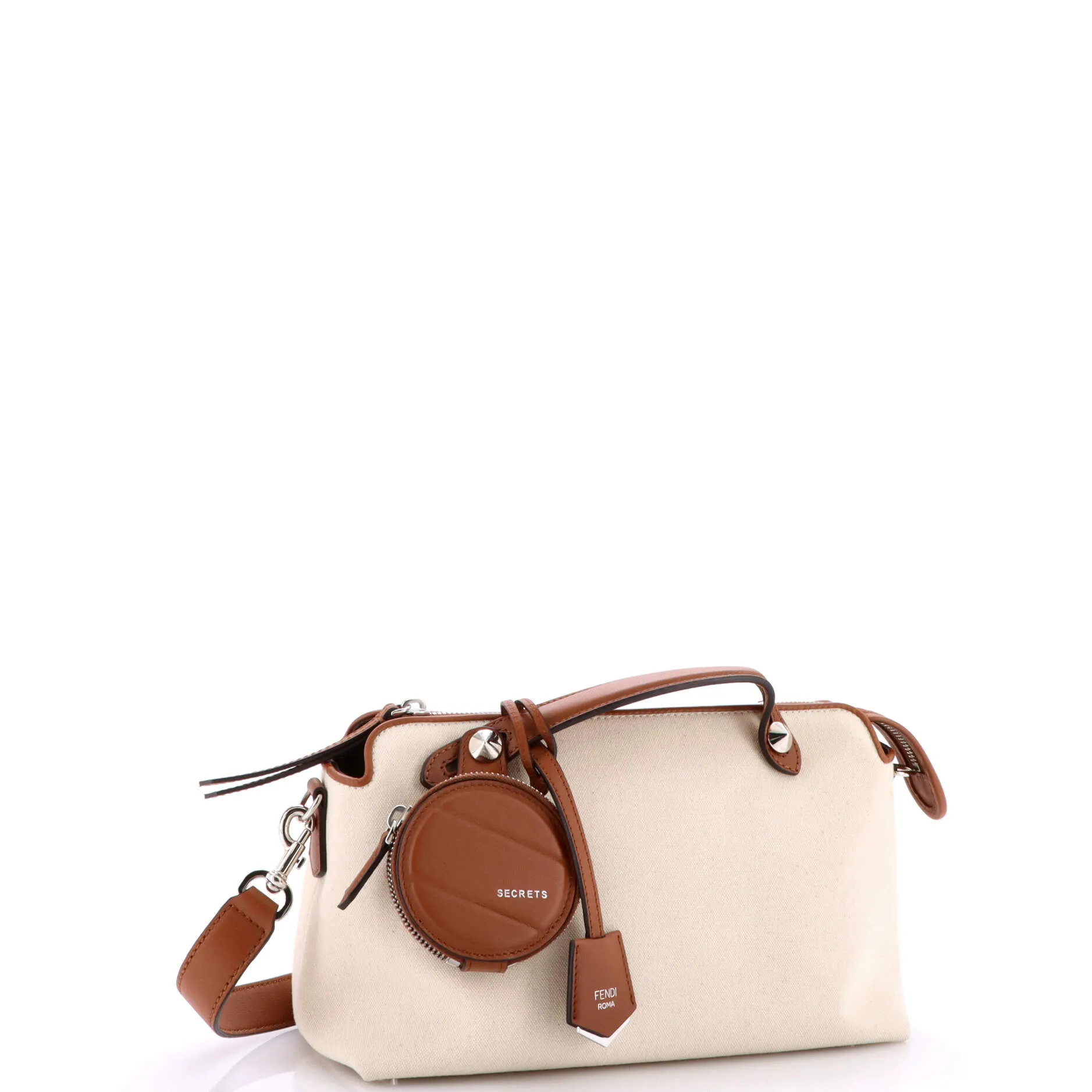 By The Way Satchel Canvas and Leather Small