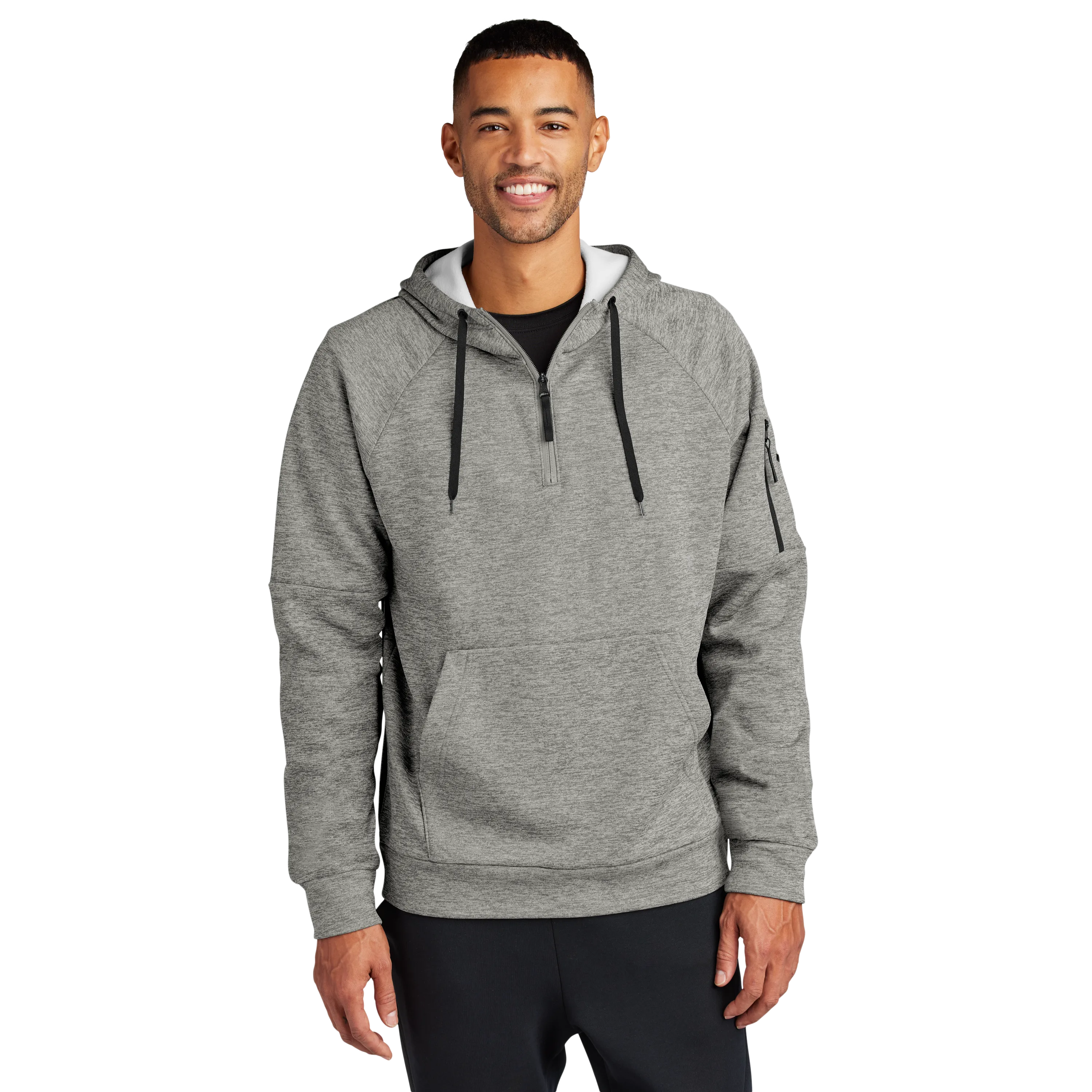 C2425 Thema-FIT Pocket 1/4-Zip Fleece Hoodie