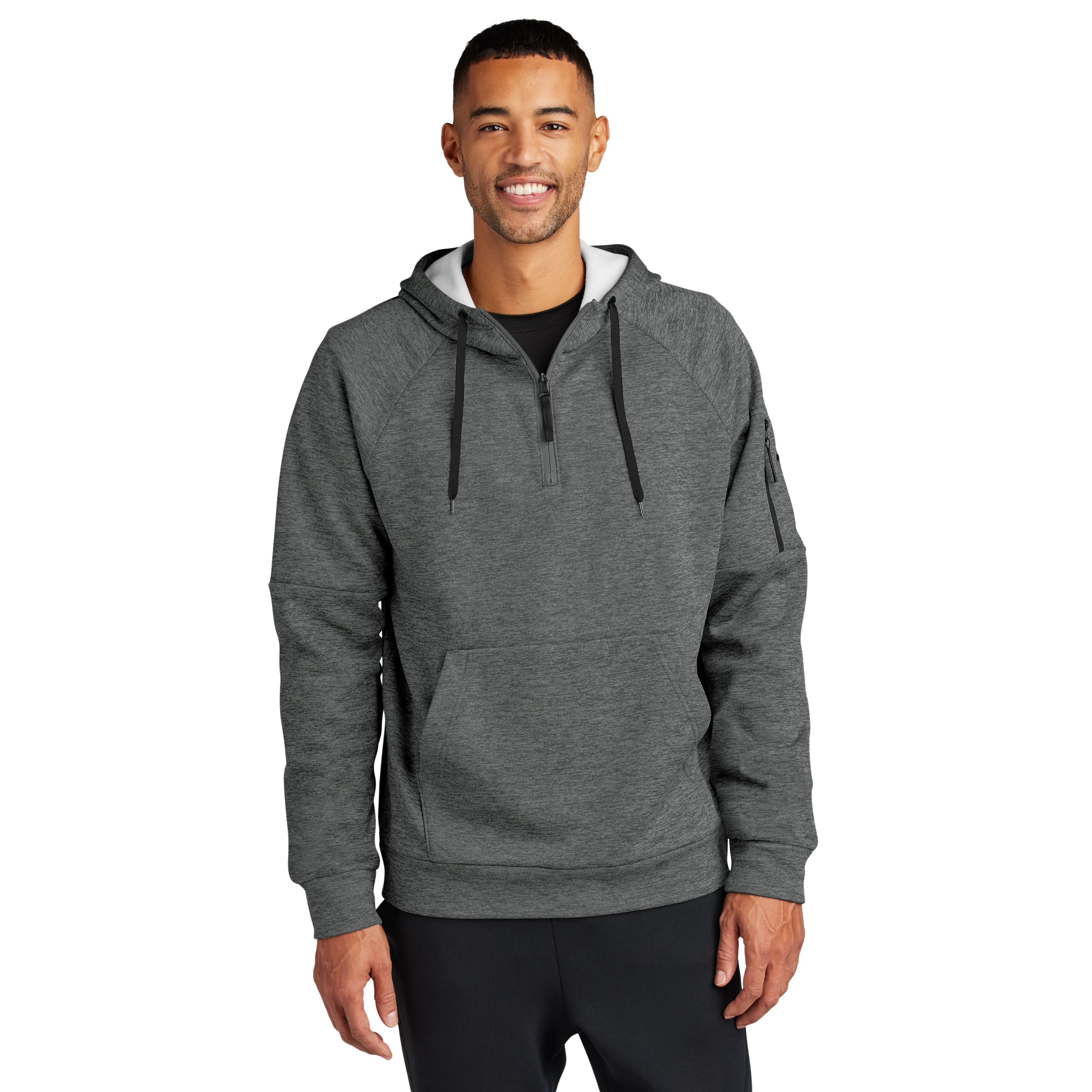 C2425 Thema-FIT Pocket 1/4-Zip Fleece Hoodie