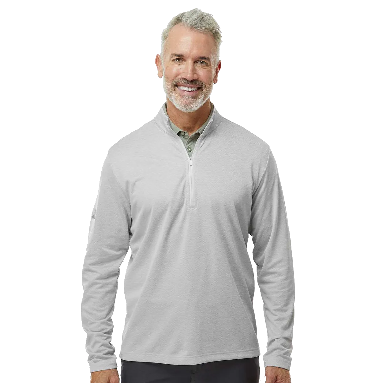 C2426 Space Dyed Quarter-Zip Pullover