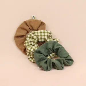 Cabin Core Textured Scrunchie Pack