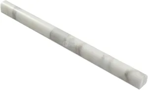 Calacatta Gold (Italian Calcutta) Marble 3/4 X 12 Bullnose Liner, Polished