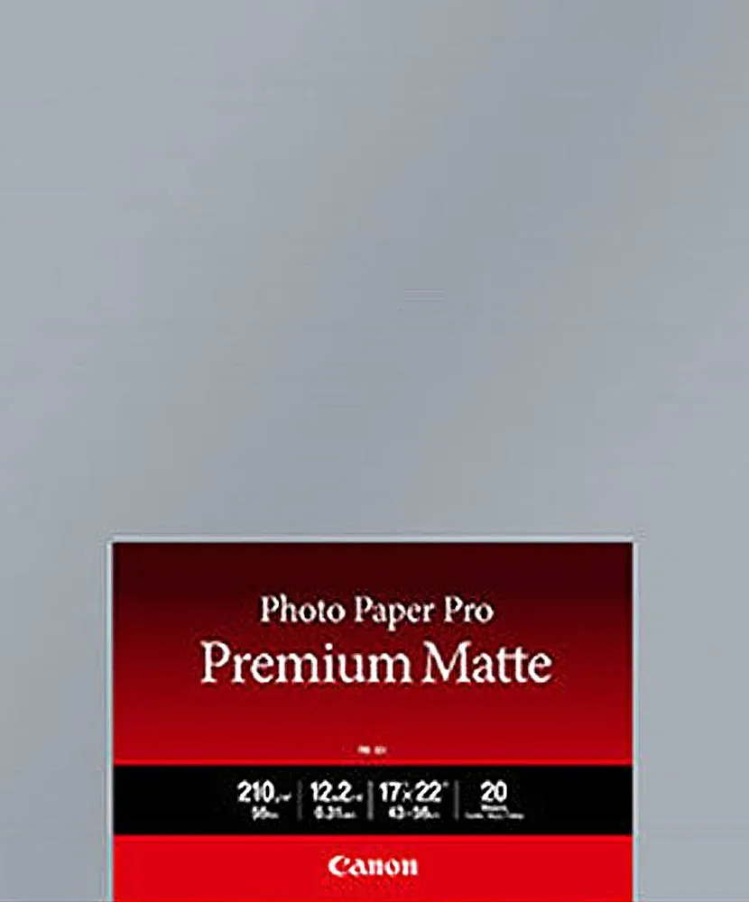 Canon Photo Paper Pro Premium Matte 17x22 | 20 Sheets