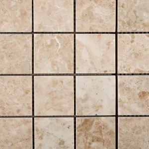Cappuccino Marble 2 X 2 Polished Mosaic Tile - Lot of 50 Sheets