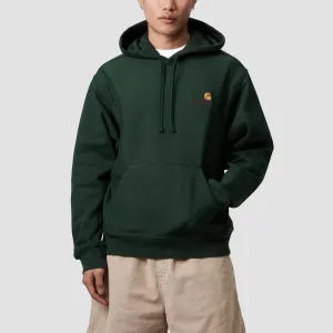 Carhartt WIP American Script Pullover Hoodie Conifer