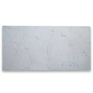 Carrara White Italian Carrera Marble 12x24 Tile Polished - 200 sq.ft.